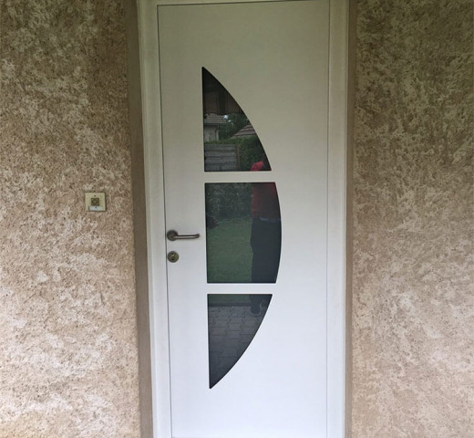 Porte d'entrée demi-lune