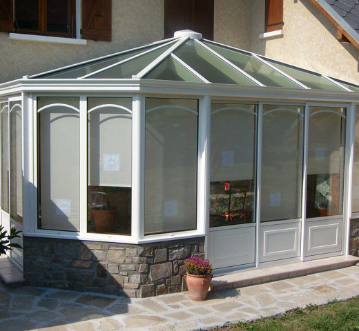 Techni aluminium Véranda blanche