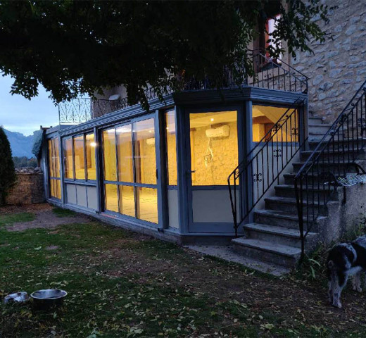 Techni aluminium véranda acier