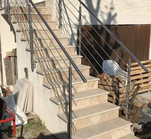 ABP menuiserie escalier exterieur inox