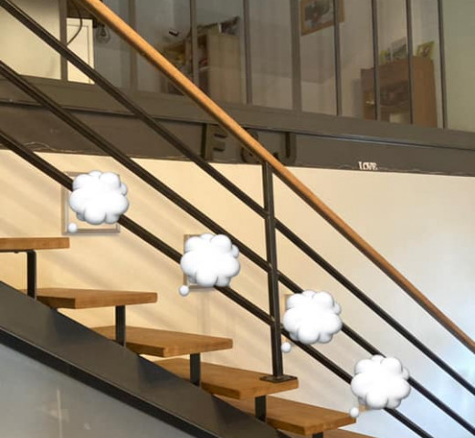 ABP menuiserie mezzanine escalier rampe cherne fer