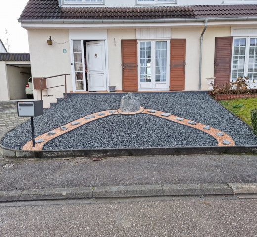 Boulanger cour de maison