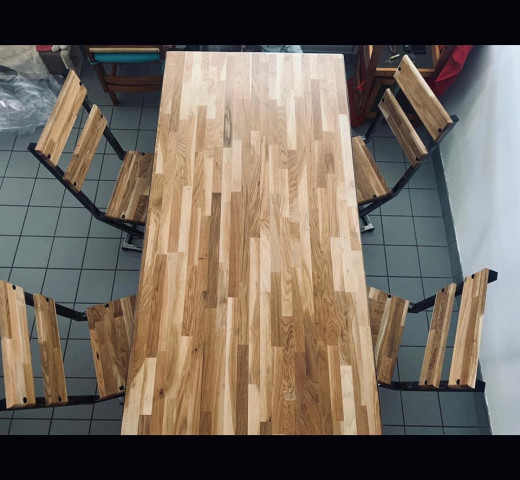 Skaiia Factory table bois