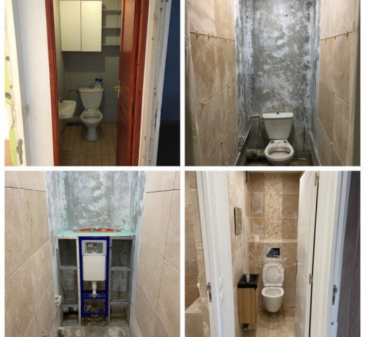 Kakoian réaménagement toilettes suspendu