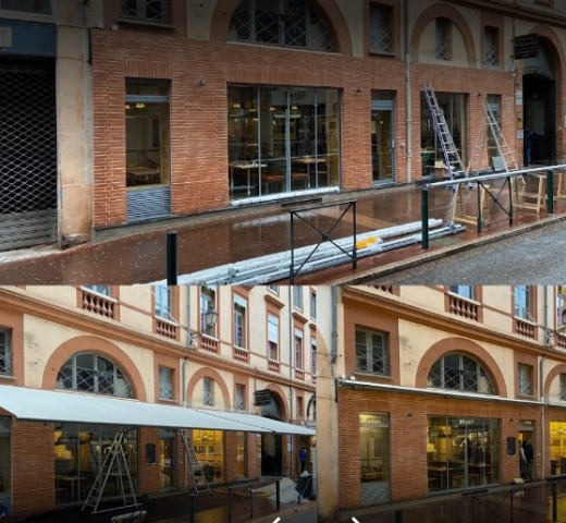 Stores déroulant vitrine SF store Saint Jory Stores Cherche un Pro.fr Annuaire Artisan