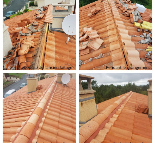 avant après toiture DH rénovation - Couveur à Aubervilliers 93 - couverture, toiture, charpente, maçonnerie, paysagiste - cherche un pro.fr Annuaire d’artisans locaux