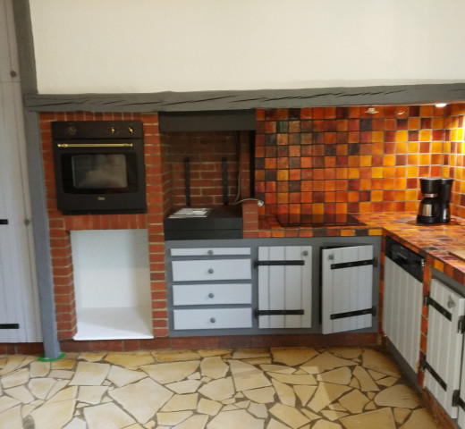 Stephane decors peintre requeil cuisine brique