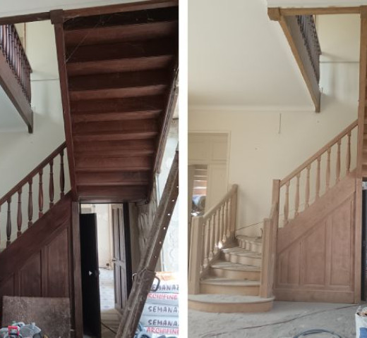 NET'SP 45 à Saran nettoyage escalier en bois