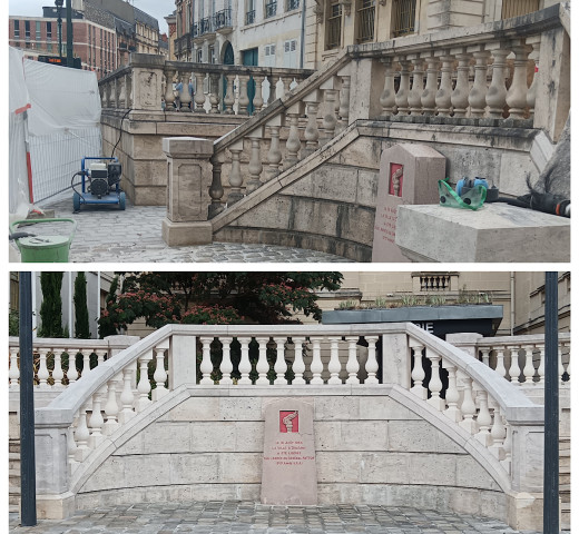 NET'SP 45 à Saran restauration escalier en pierre