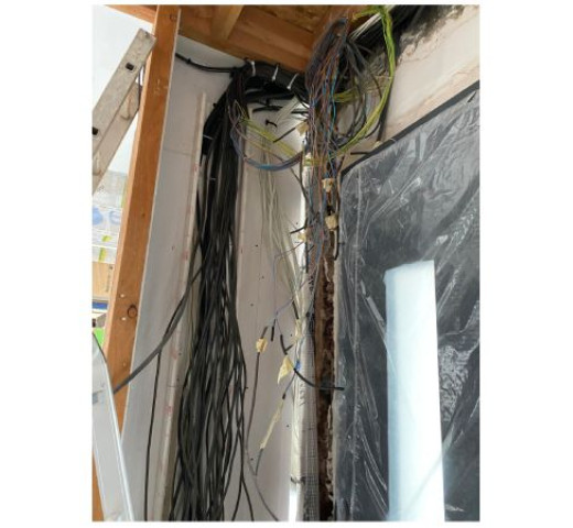 YZ électricité au Crès 34 chantier électrique