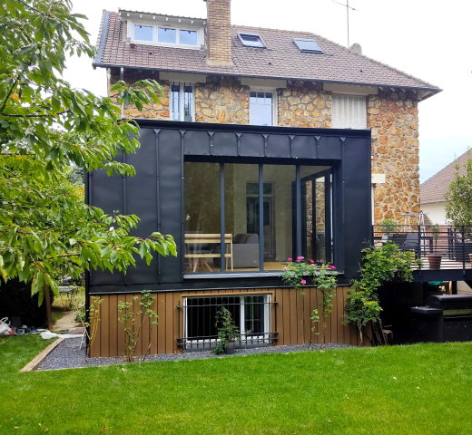 LVDR Clamart renovation Extension sceaux facade Cherche-un-pro.fr