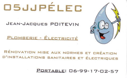 carte de visite coordonnées 05jjpélec tallard